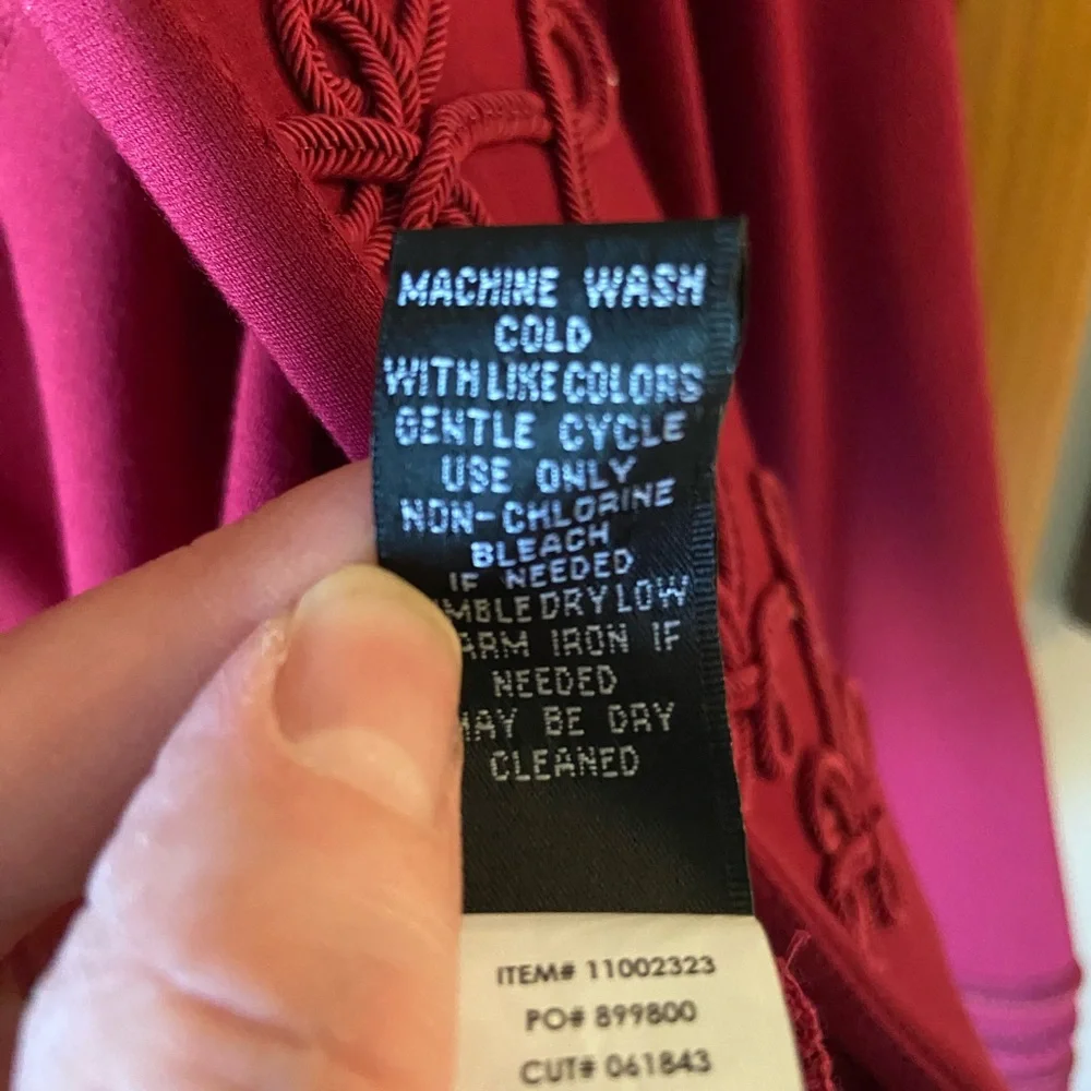 EUC Torrid vibrant maroon Military cropped blazer Sz2 - Picture 8 of 8